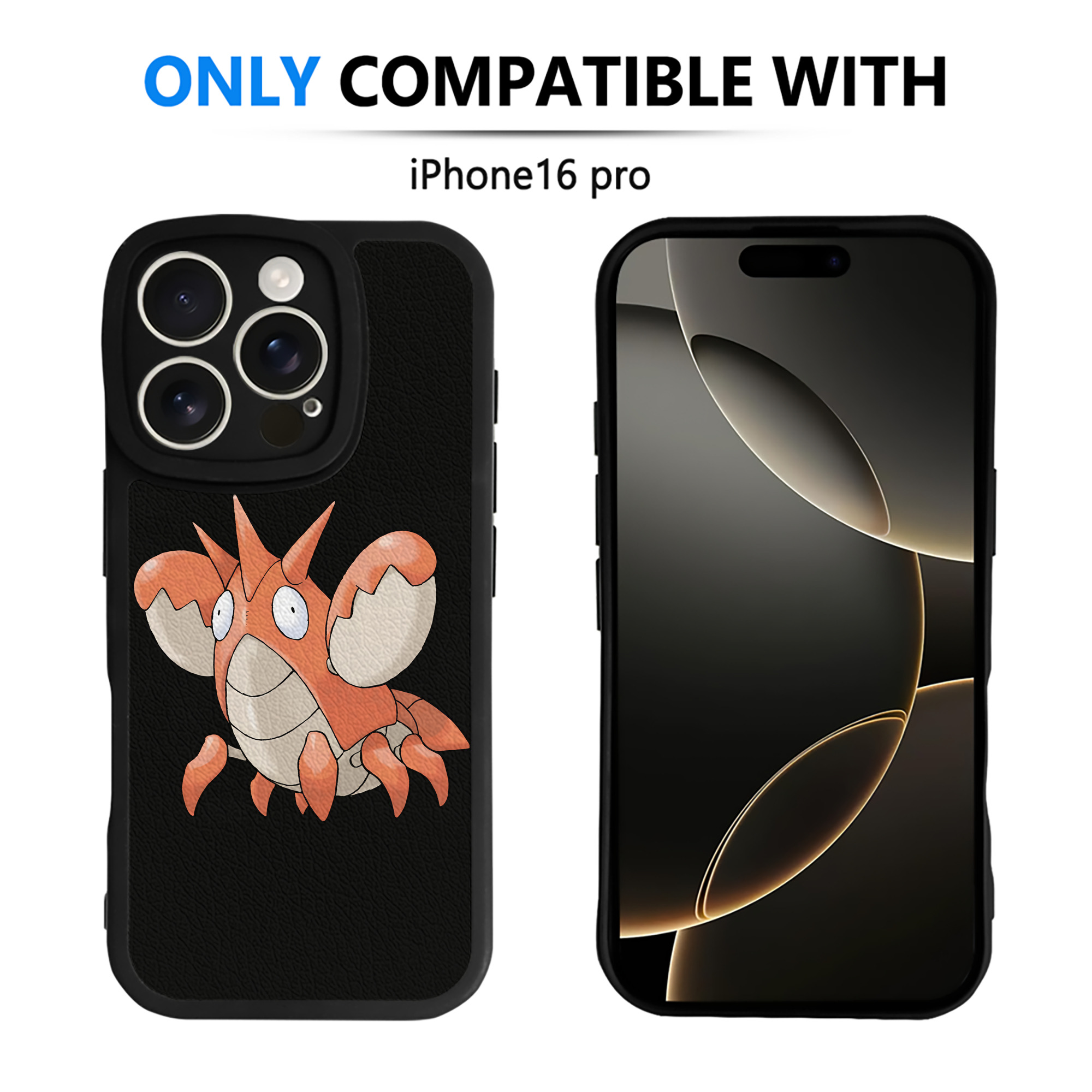 （画像用） ポケットモンスター Pokémon 【iPhone 16シリーズ対応】シリコンスマホケース（レザー調） 材質：シリコン
